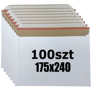 Koperty kurierskie kartonowe 175x240mm (250g) 100szt.