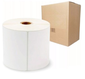 Etykiety termiczne Zebra 500szt  białe 100x150mm Karton 24szt. 